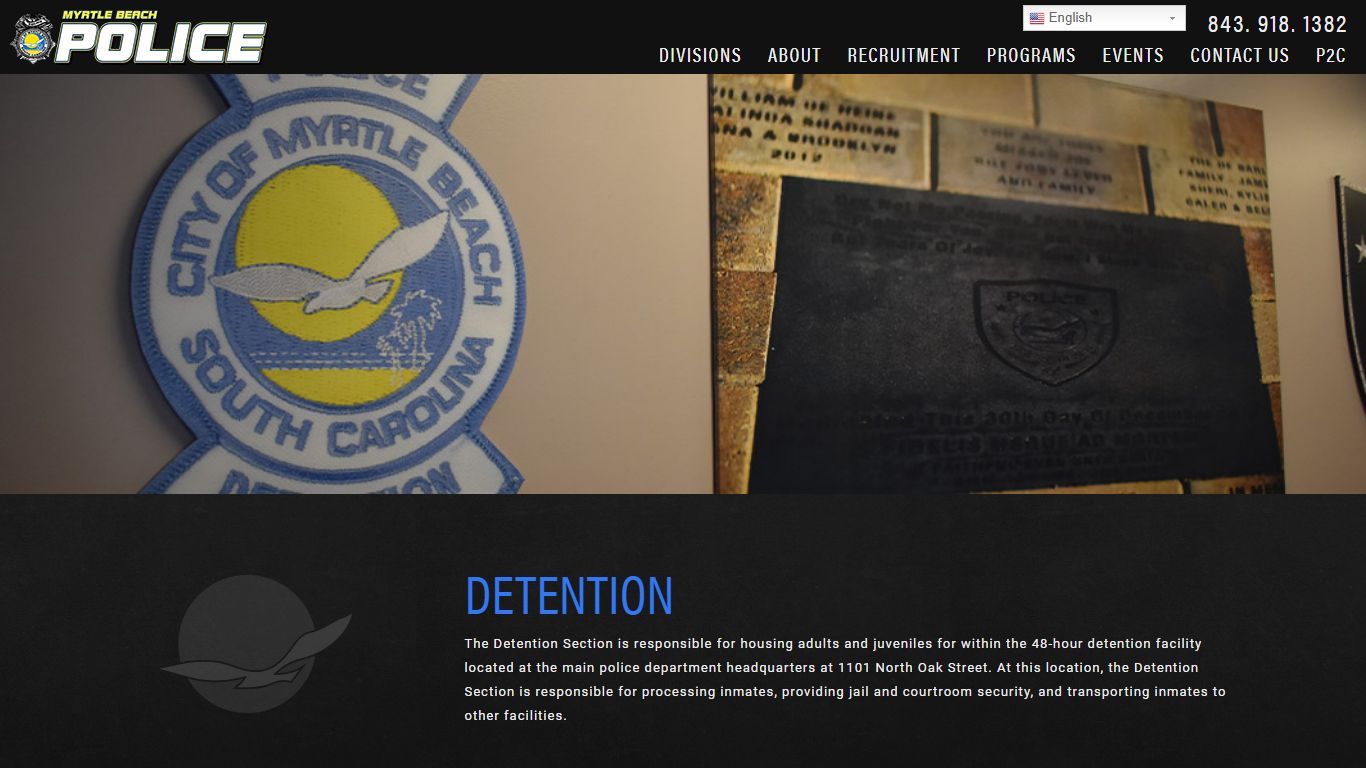 DETENTION - Myrtle Beach Police Department